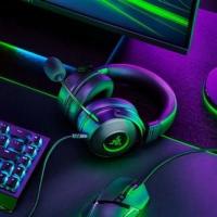 Casque pc filaire gaming razer kraken v3 hypersense noir