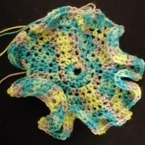 Fleur de douche tawashi crochet4