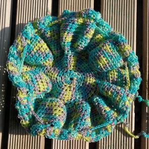 Fleur de douche tawashi crochet6