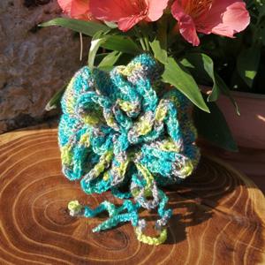 Fleur de douche tawashi crochet8